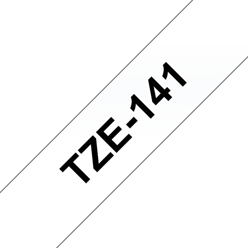 Taśma do etyk. Brother TZe-141 18mmx8m