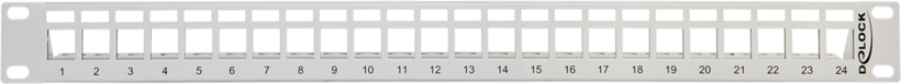 Patch Panel RJ45 24-port w/o Modules