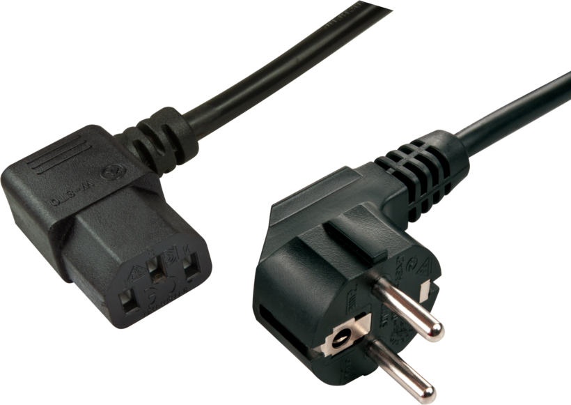Netzkabel StromSt - C13 2 m schwarz