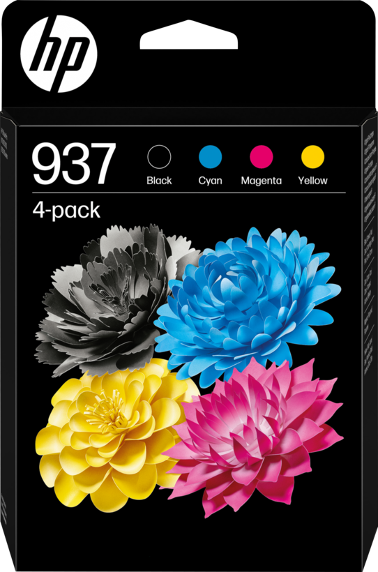 HP 937 CMYK Tinte Multipack