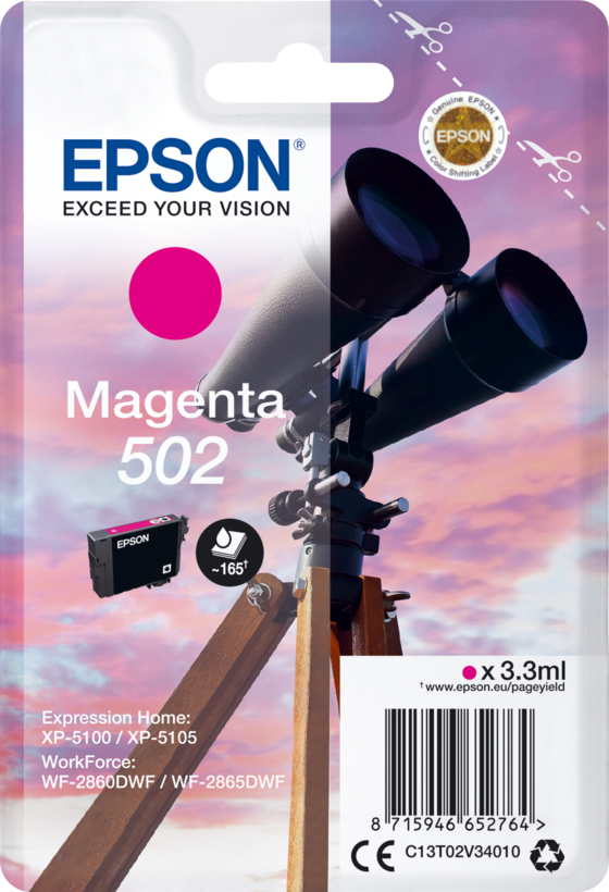 Epson 502 Ink Magenta