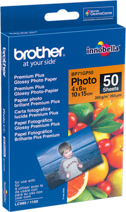 Brother BP71GP50 A6 Photo Paper Glossy