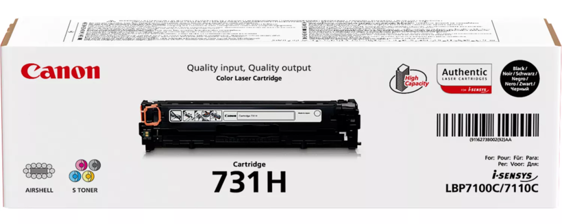 Toner Canon 731H, czarny