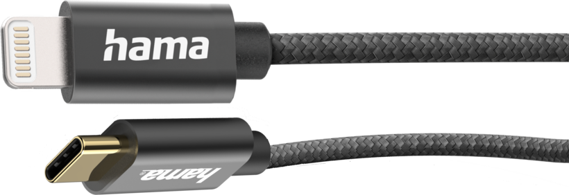 Hama USB-C - Lightning Cable 0.2m