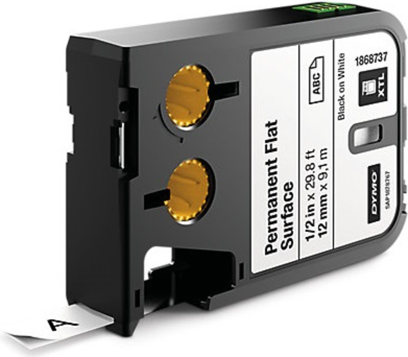 Dymo XTL Polyesterband weiß 12 mm