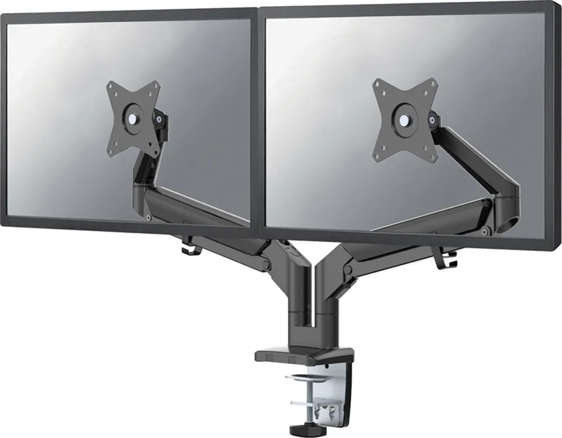 Neomounts Monitorarm Dual Tischhalt.