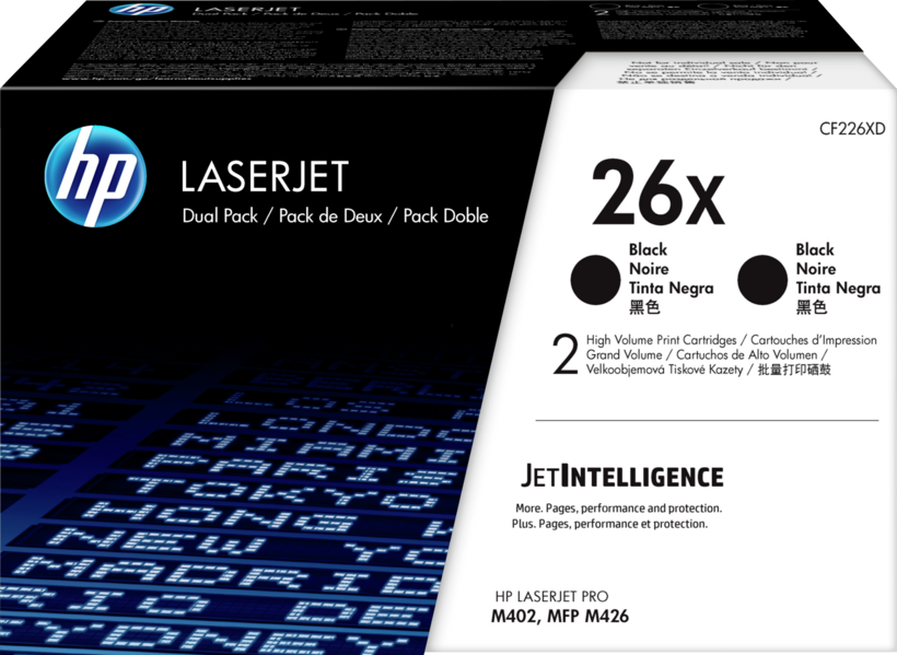 HP 26X Toner Black 2-pack