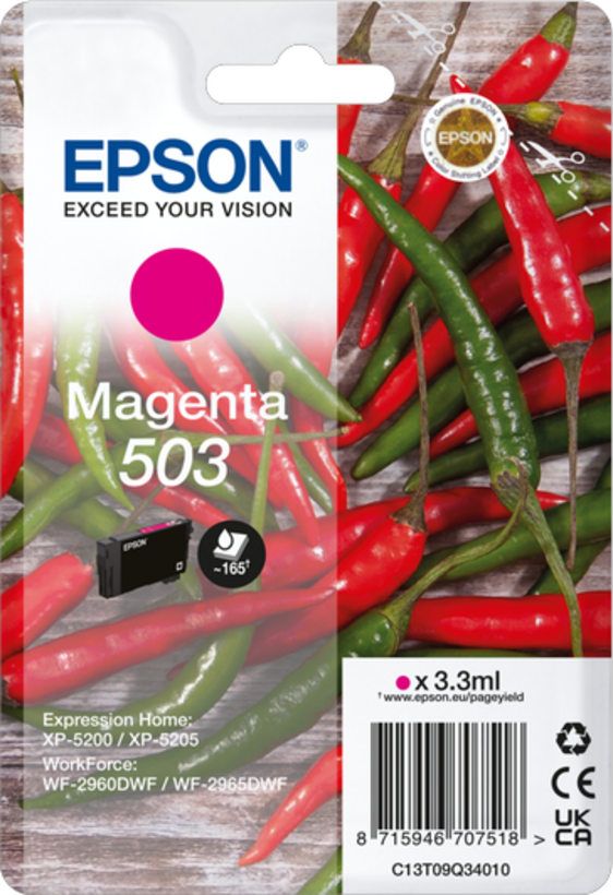 Epson Singlepack 503 Chilli Ink Magenta