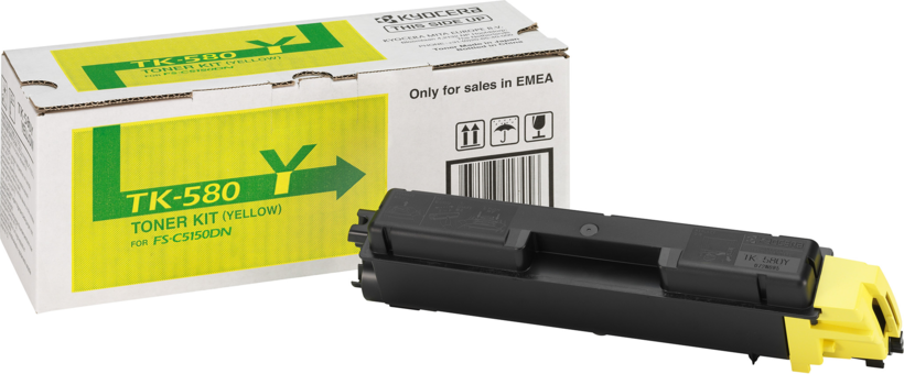 Kit toner Kyocera TK-580Y giallo
