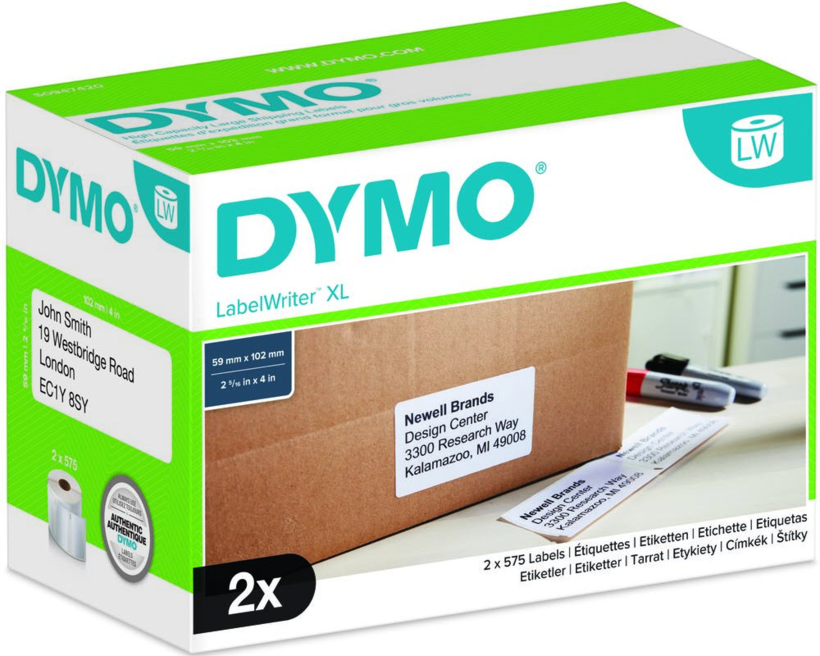 Étiquettes exp. + badge Dymo LabelWriter