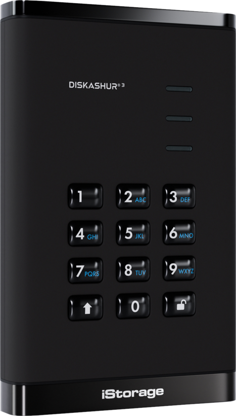 iStorage diskAshur3 500GB HDD Black