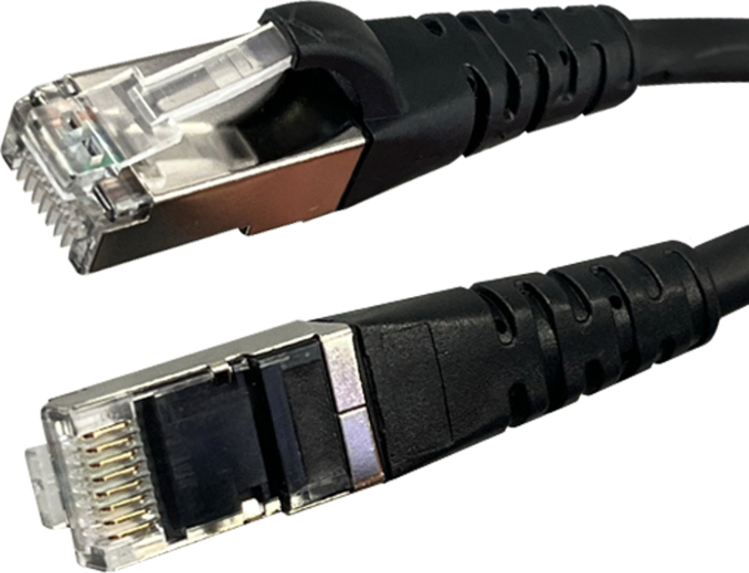 VIDEK Patch Cable S/FTP Cat6a 2m Black