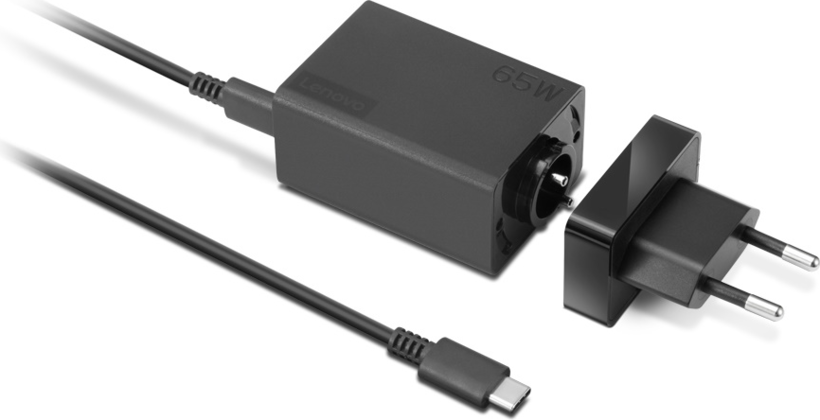 Lenovo 65 W USB-C EU Reiseladegerät