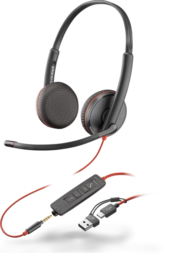 Poly Blackwire 3225 USB-C/A Headset