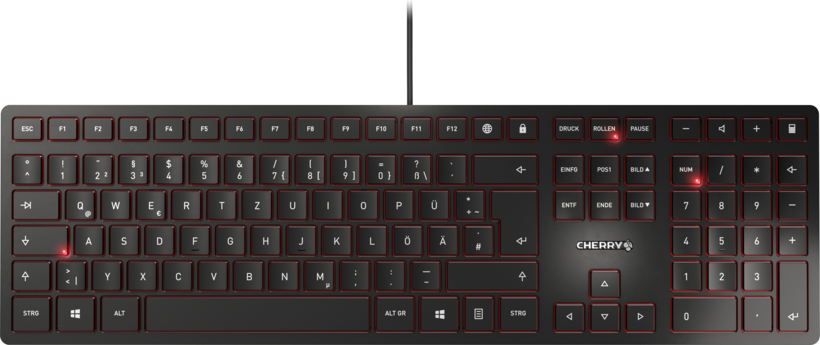 Tastiera CHERRY KC 6000 SLIM nera