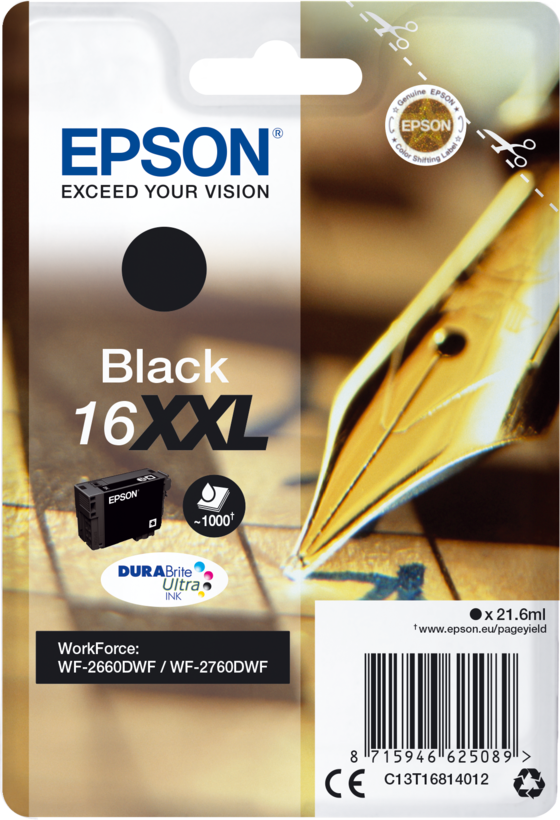 Epson 16XXL Ink Black