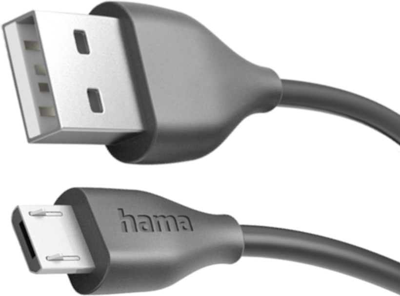 Hama USB Type-A - Micro-B Cable 1.5m