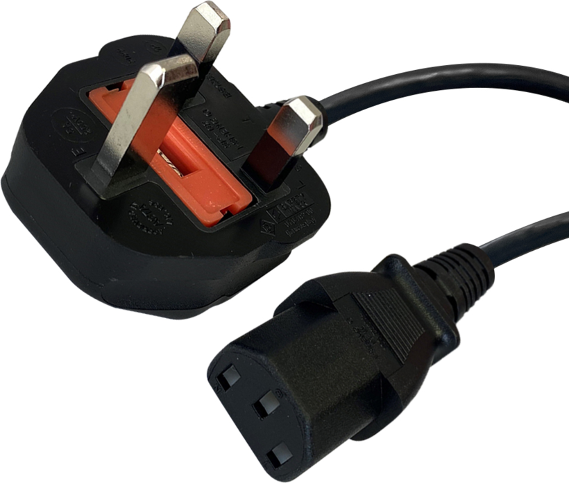 Videk 5m UK mains Plg - IEC Skt