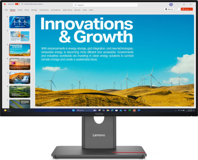 Lenovo ThinkVision P24QD-40 Monitor