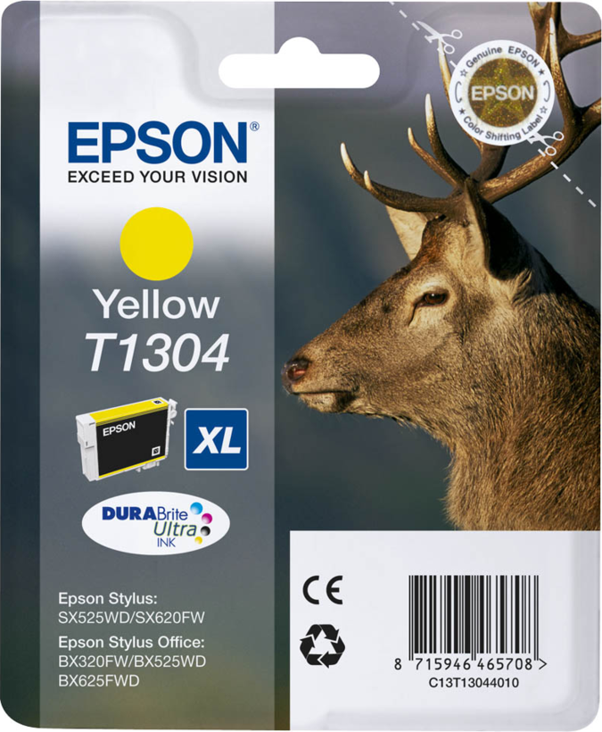 Epson T1304 XL Ink Yellow