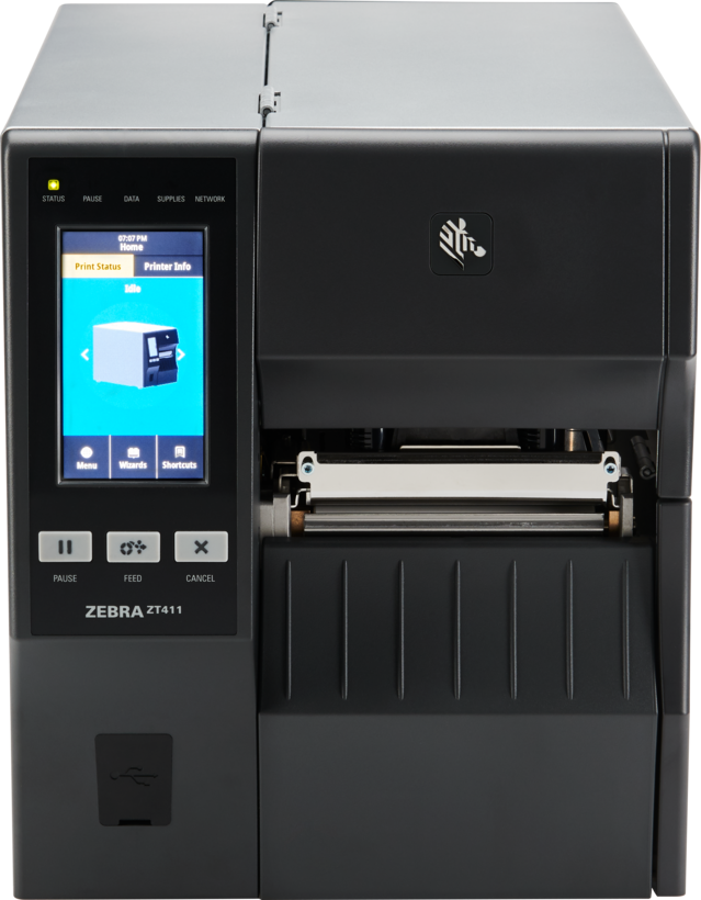Zebra ZT411 TT 300dpi Printer + Rewinder (ZT41143-T4E0000Z) kopen