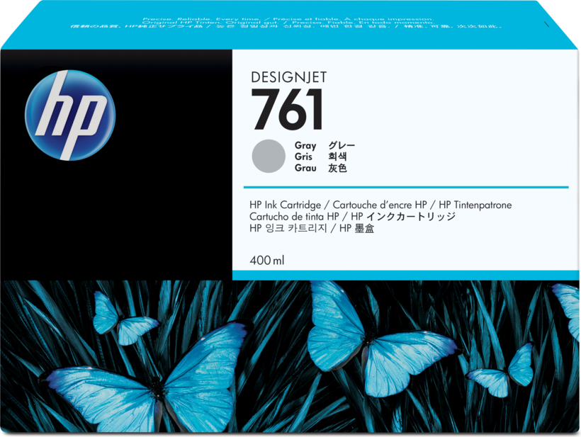 HP 761 Tinte 400 ml grau