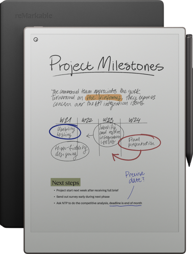 reMarkable PaperPro Marker+ Folio Leath.