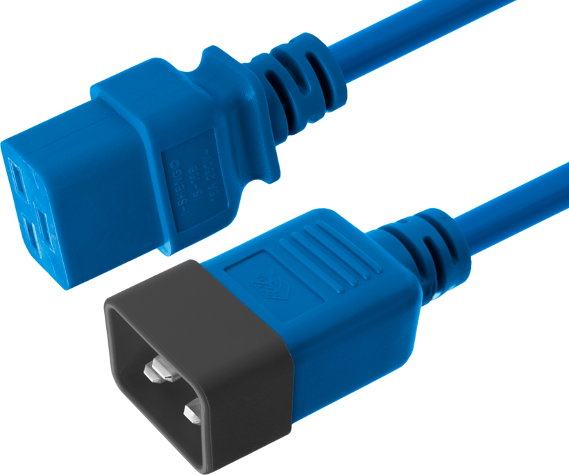 Power Cable C20 - C19 2m Blue