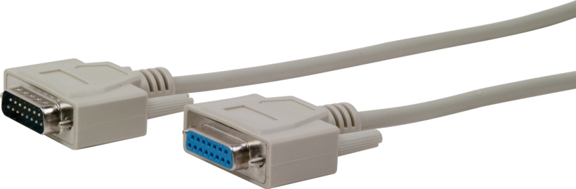 Câble RS232 ARTICONA DB15 m.-DB15f., 5 m