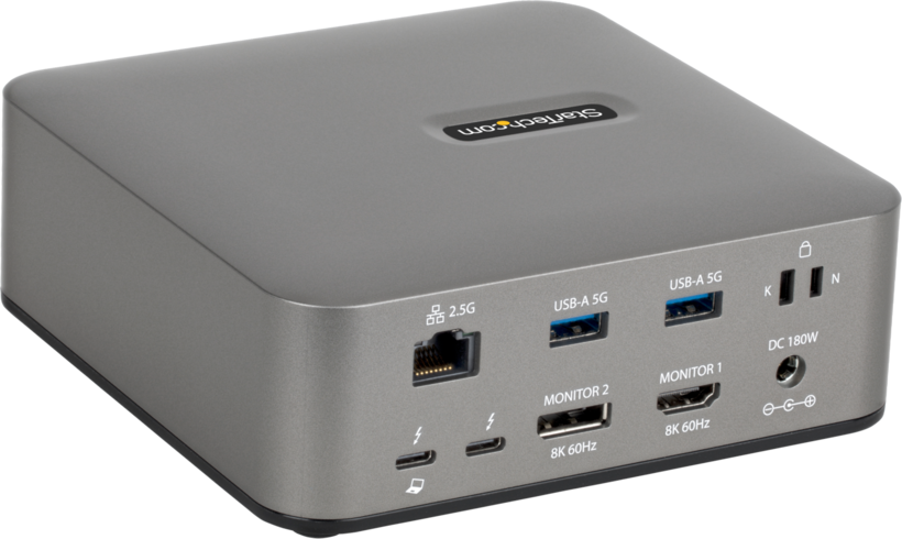 StarTech Thunderbolt5 - HDMI+DP+USB dokk