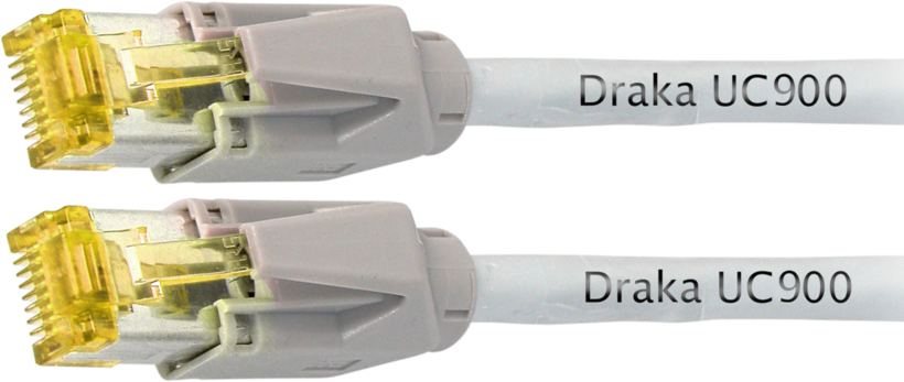 Patchkabel RJ45 S/FTP Cat6a 20 m grau