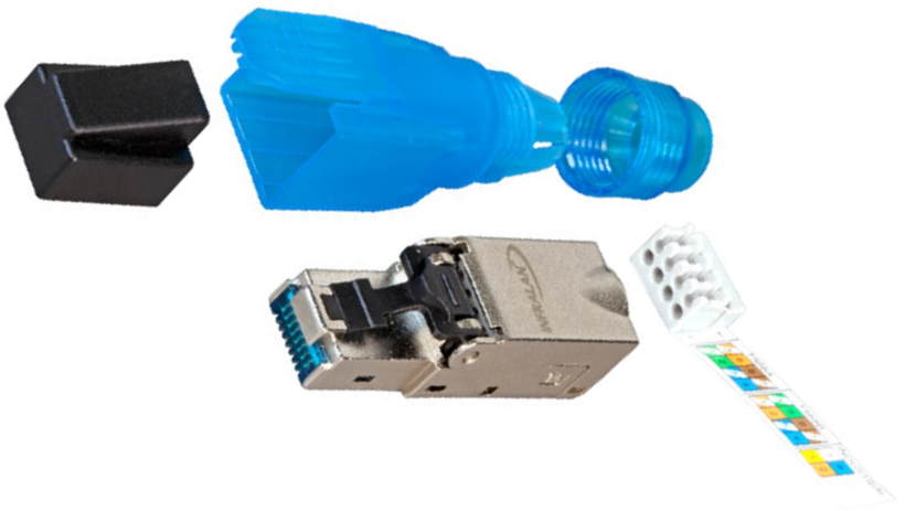 Connecteur confec terrain RJ45 Cat6a STP