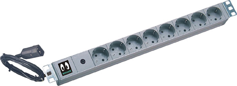 8-socket Extension Lead, 10 A, Schuko