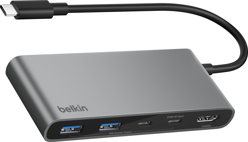 Adapter USB-C/m - USB/HDMI/SD