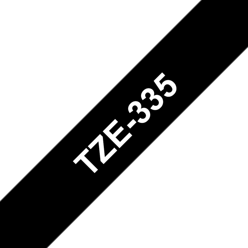 Ruban encr. Brother TZE-335 12mmx8m noir