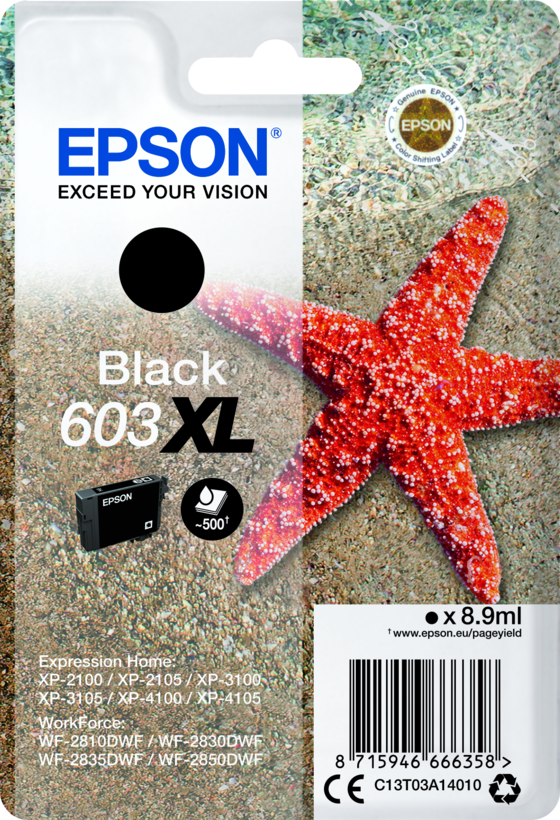 Epson 603 XL Tinte schwarz