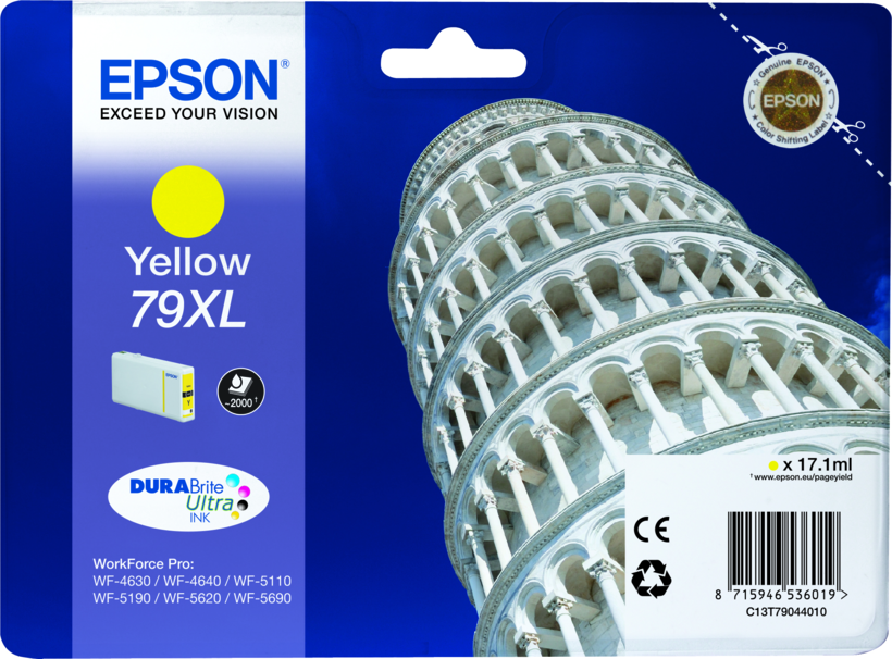 Encre Epson 79XL, jaune