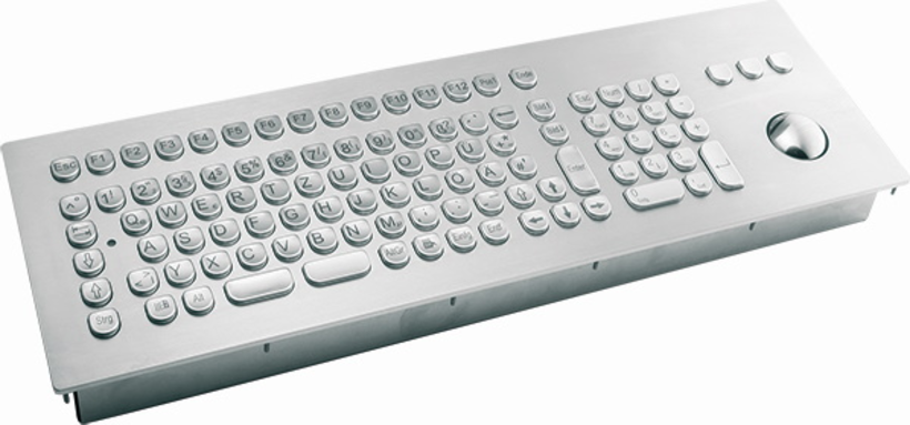 GETT InduSteel Trackball Einbautastatur
