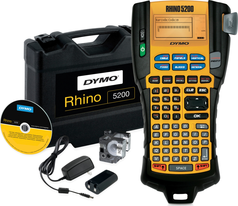 DYMO Rhino 5200 Label Printer w/ Case