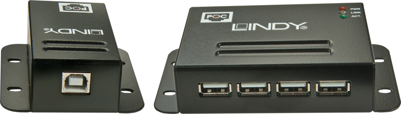 USB 2.0 Extender über Cat5 bis 50 m+Hub