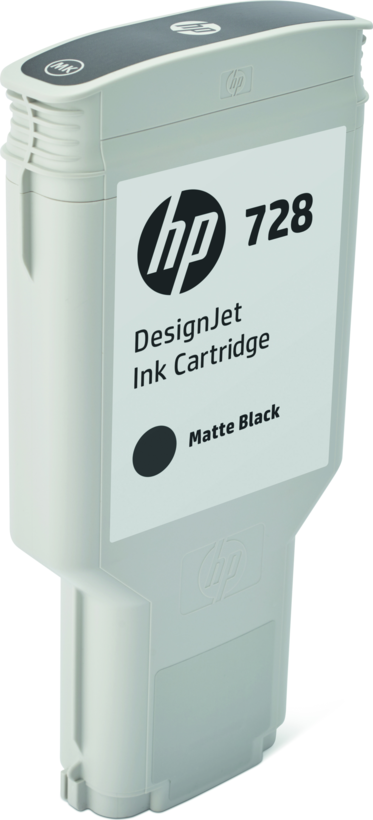 HP 728 Ink 300ml Matte Black