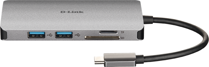 Hub USB-C D-Link DUB-M810 8 ports