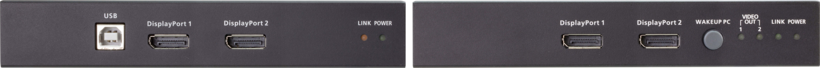 Amplif. ATEN 2xDP HDBaseT Cat6 KVM-100m