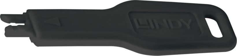 RJ45 Port Blocker Key Black