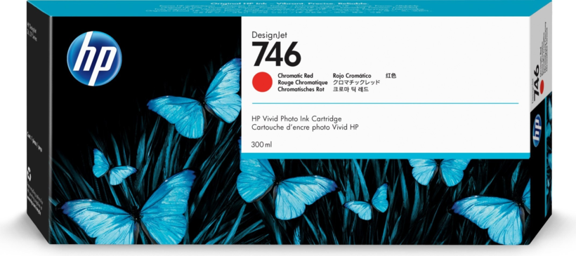 Tinta HP 746, rojo cromo