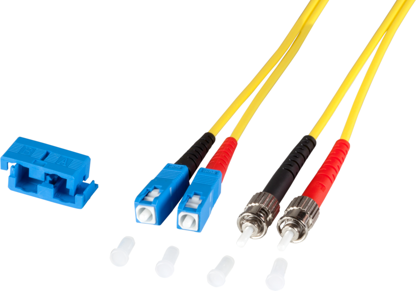 Câble patch duplex FO SC-ST, 1 m, 9/125µ