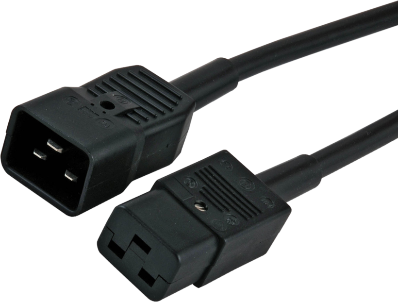 Netzkabel C20 -C19 1,8m schwarz