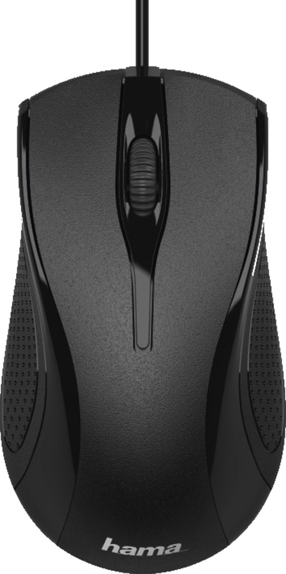 Hama MC-200 Maus schwarz