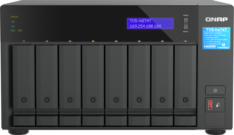 NAS QNAP TVS-h874T 32 GB 8 bahías