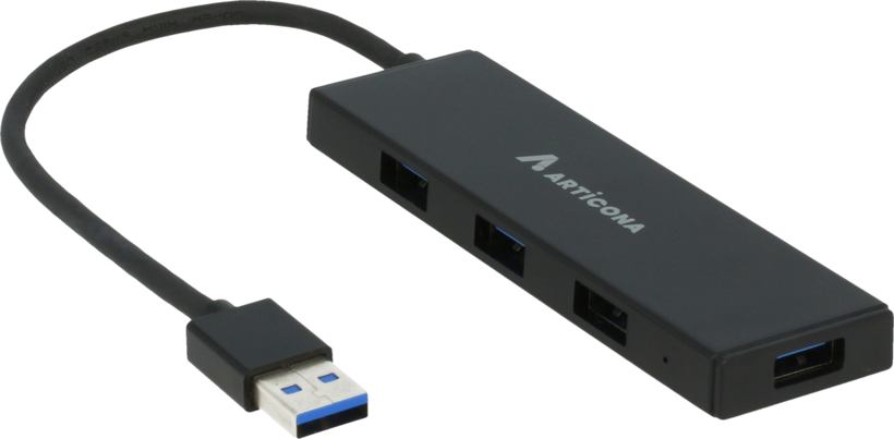 ARTICONA USB Hub 3.0 4-Port schwarz